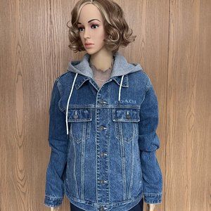 COACH Women Unisex Denim Jacket C7820 - Blue Vintage Wash - Size M - NWT - $628